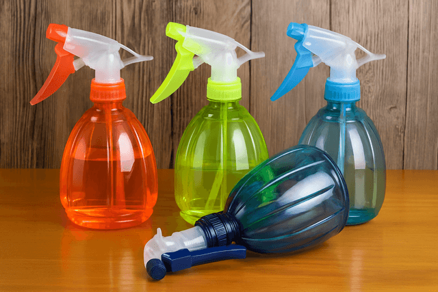 ガーデニング 霧吹き機能付き透明スプレーボトル