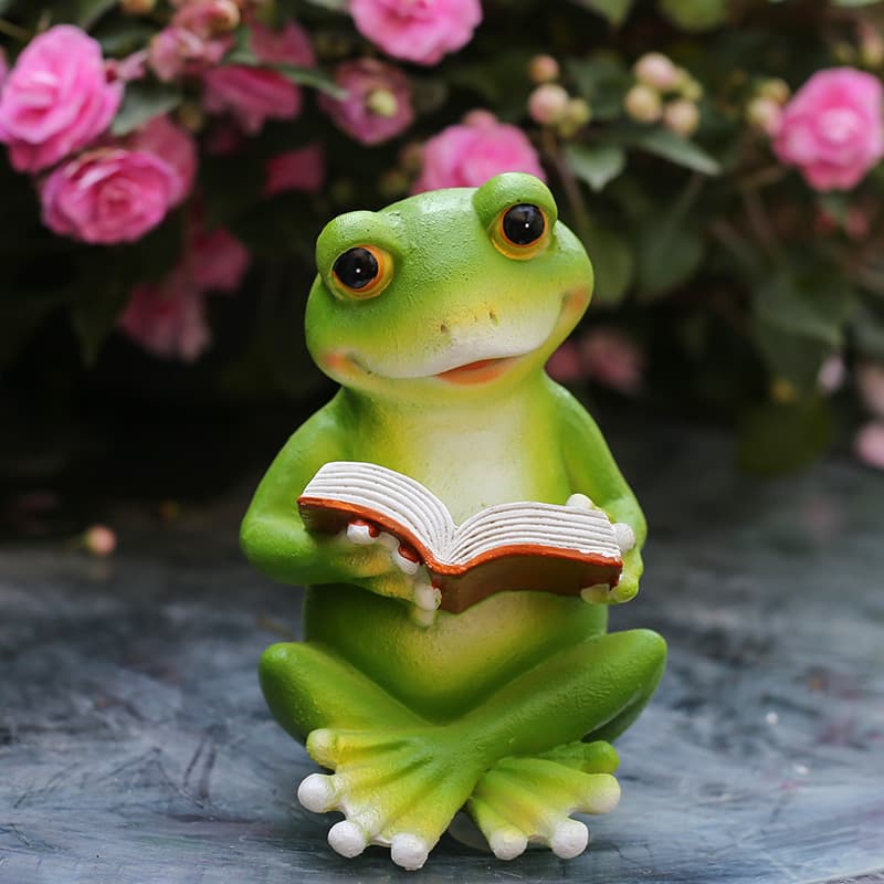 ガーデニング 読書する森の動物たち オーナメント