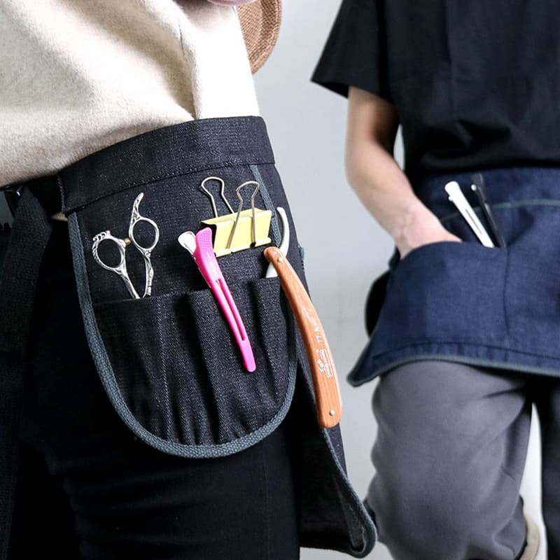 ガーデニング 多機能収納ポケット付き作業用エプロン