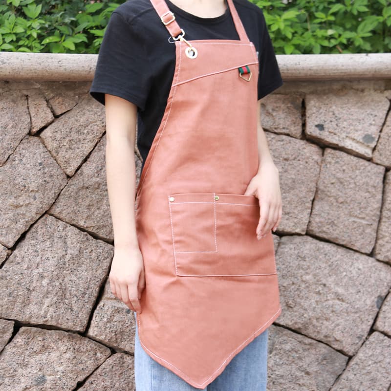 ガーデニング 丈夫な厚手生地のガーデニング作業用エプロン